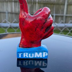 Trump Thumbs Up Statue 