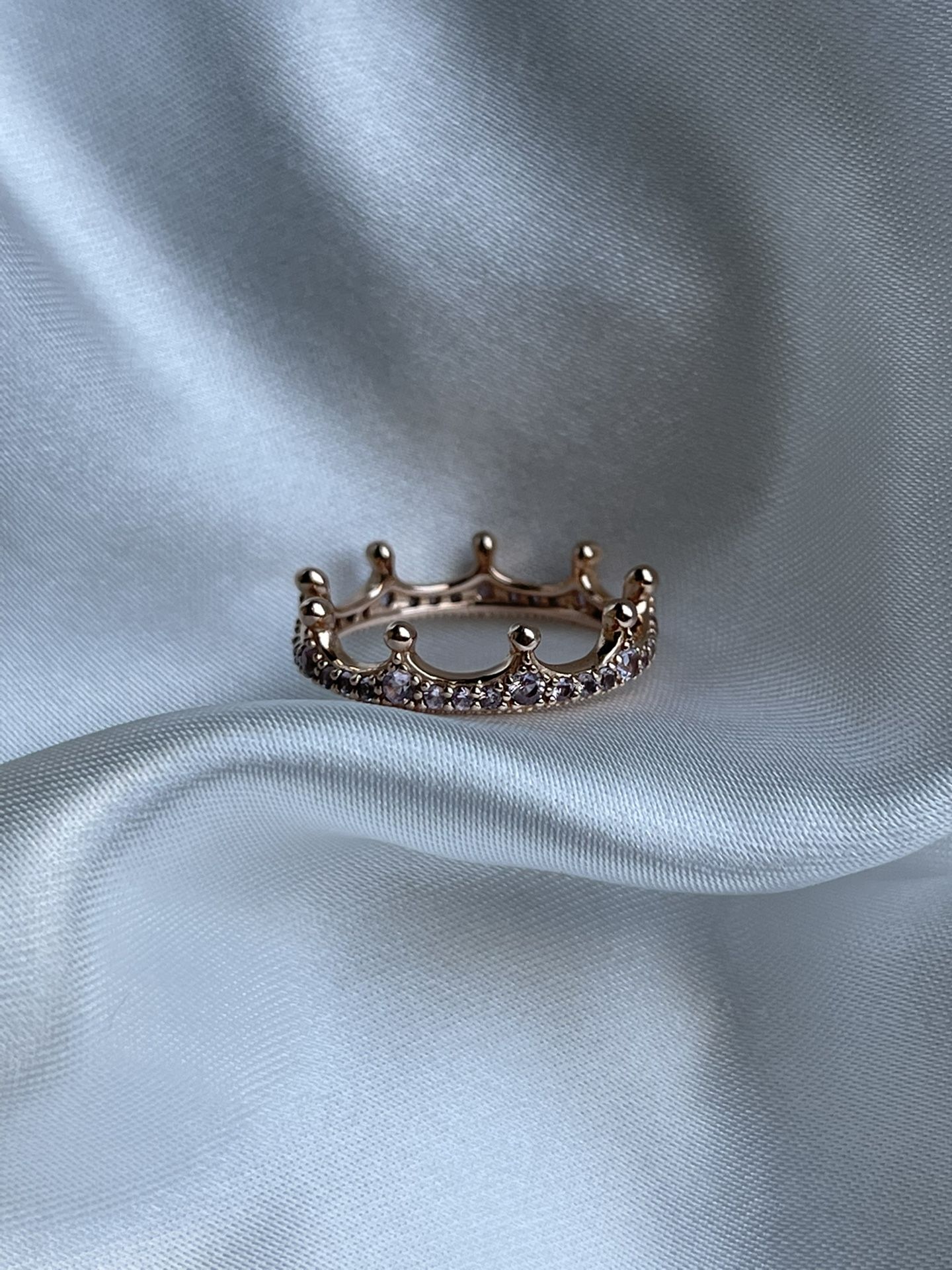 Pandora Sparkling Crown Ring Size