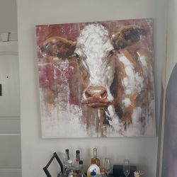 39x39 Cow Painting 