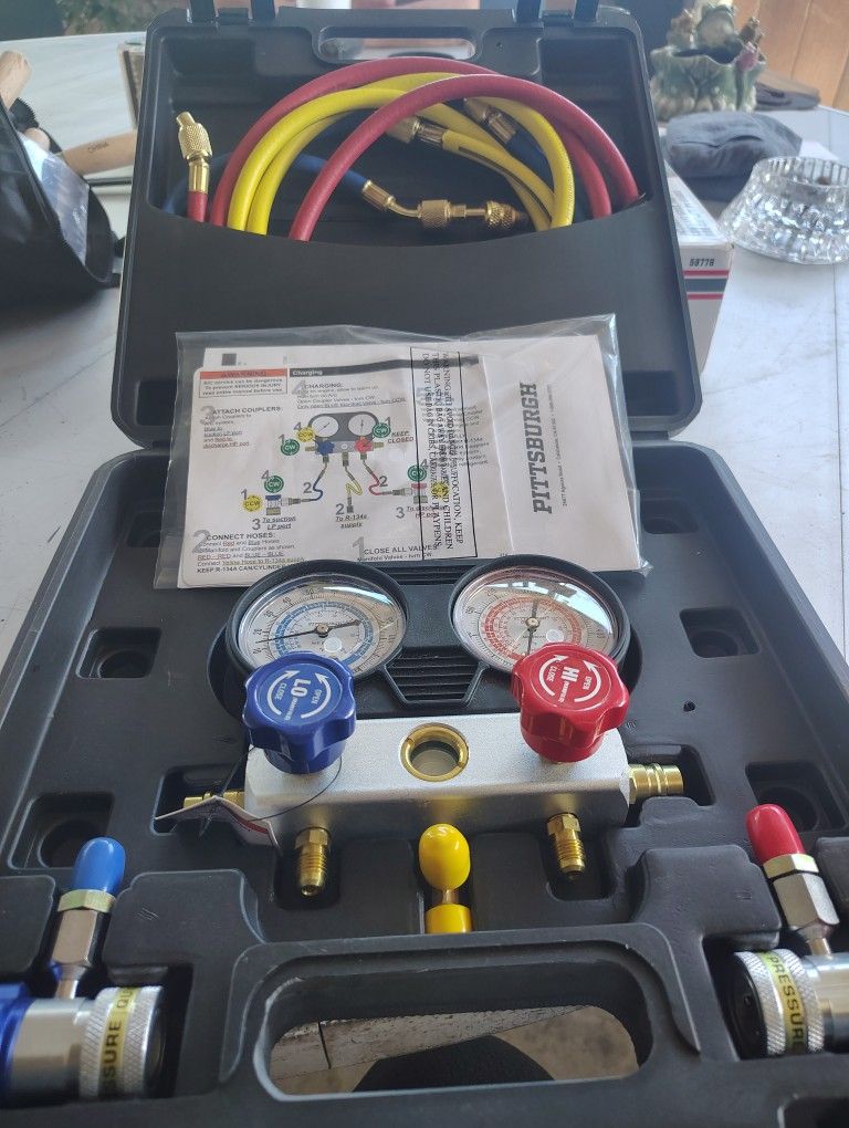 R34a AC Manifold Gauge Set