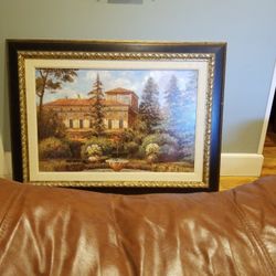 Tuscany  Beautiful Canvas Picture 