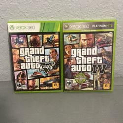 Selling Good Condition GTA Games For Xbox 360