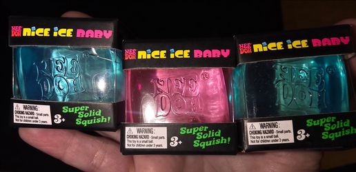 NeeDoh Nice Ice Baby Squishy Toys blue or pink available