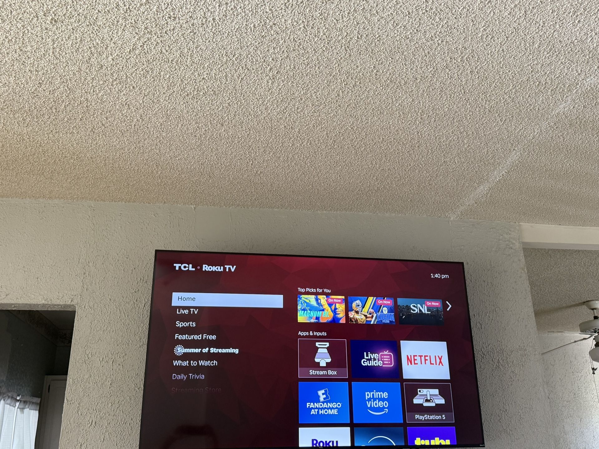 TCL 65” Roku TV