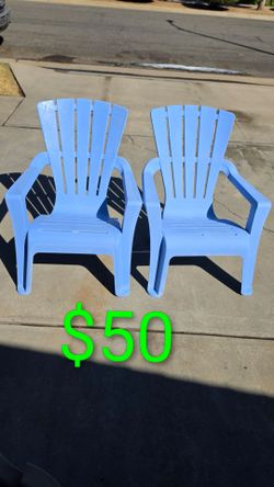 KETER Adirondack Patio Deck Chairs (MADE IN USA)  Perfect for 4th of July!