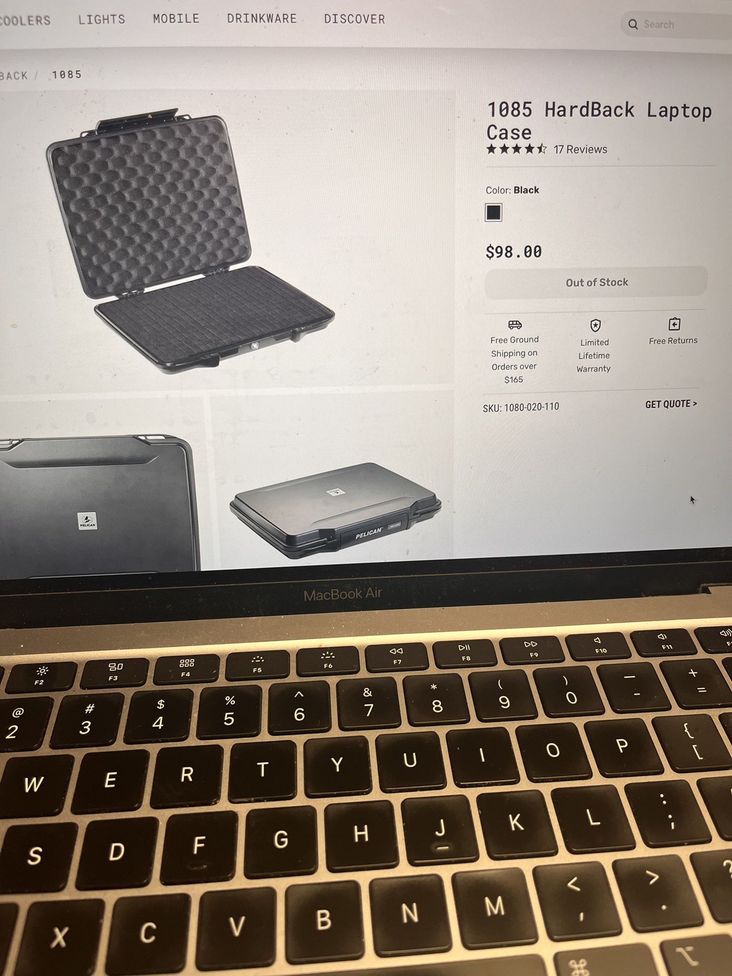 Pelican Laptop Case 1085 