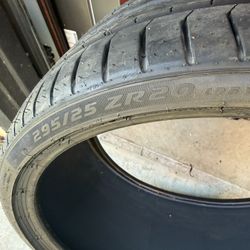 Pirrely Tire One Only Like New 295-25-20