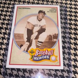 Upper Deck Baseball Heroes 1991 Ted Williams 33 Of 36