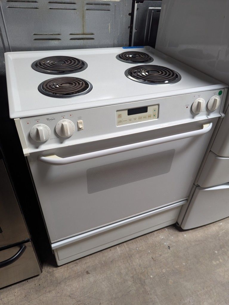 Whirlpool 30" Slide-In Electric Range with Coil Burners