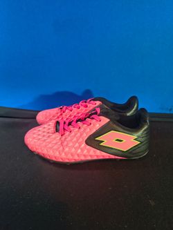 Lotto Toddler Pink Girls Forza Elite 2 Soccer Cleats (Size 13)
