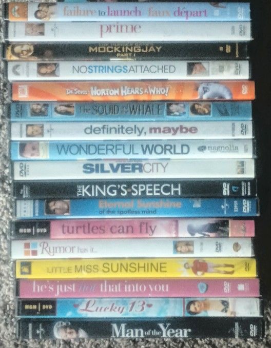 Excellent DVDs - Only $1 Each!!