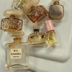 Mini Vintage Perfume Bottles As Is 