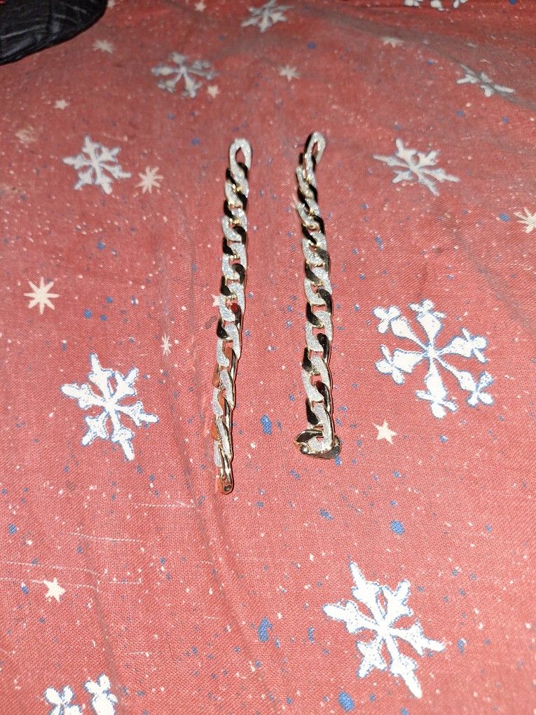 Gold Diamond Dangle Earrings