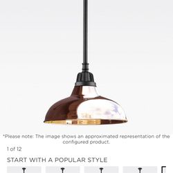 Rejuvenation Copper Pendant Light