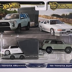 Hot Wheels Team Transport ‘18 Toyota 4Runner & ‘89 Toyota Supra 