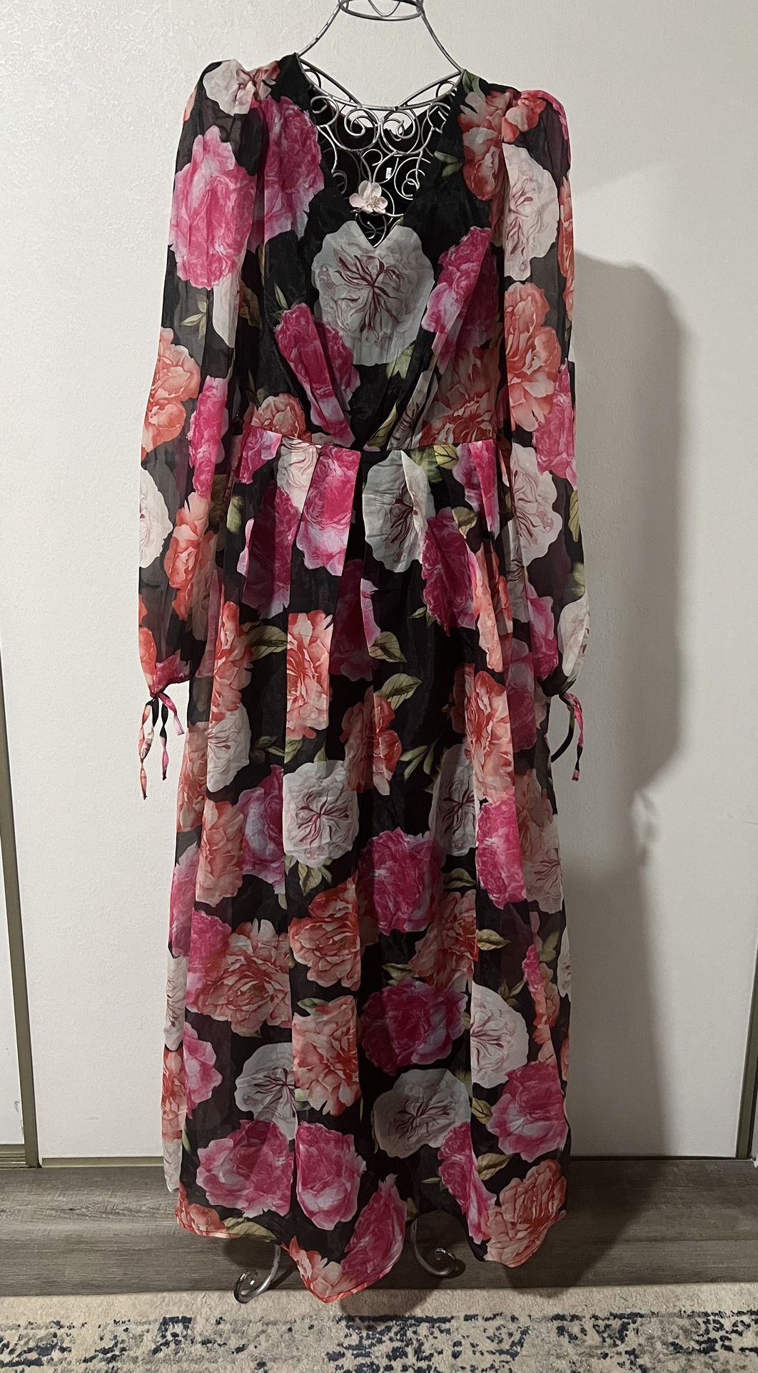 Giffniseti Summer Floral Maxi dress Size XL