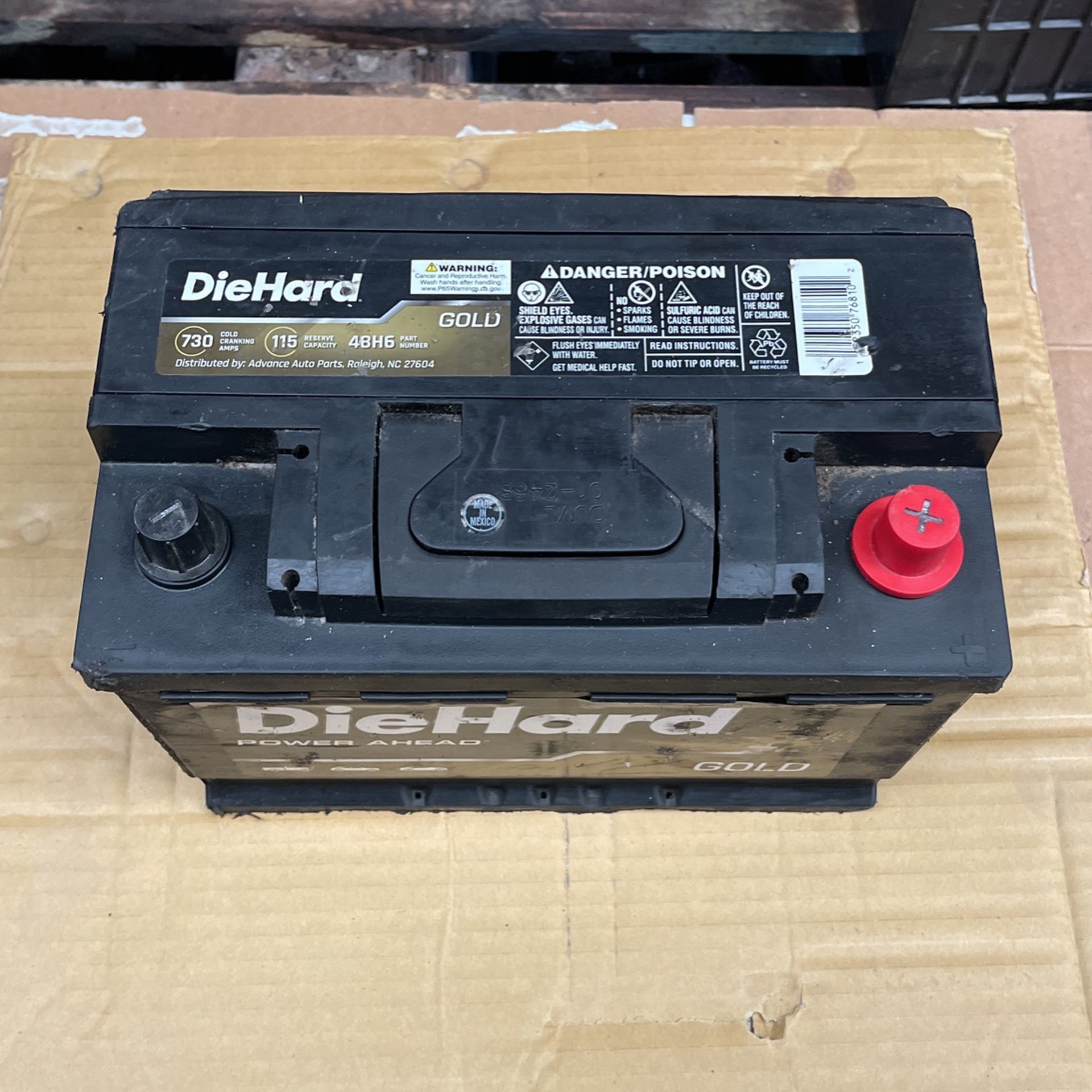 Die Hard Gold Car Battery