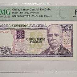 50 PESOS 2020 REMPLAZO BZ-28 PMG 65 