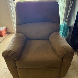 Manual Recliner couch chair | Sofa Tan Brown color