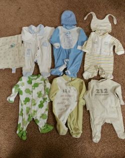 Newborn boy pj's