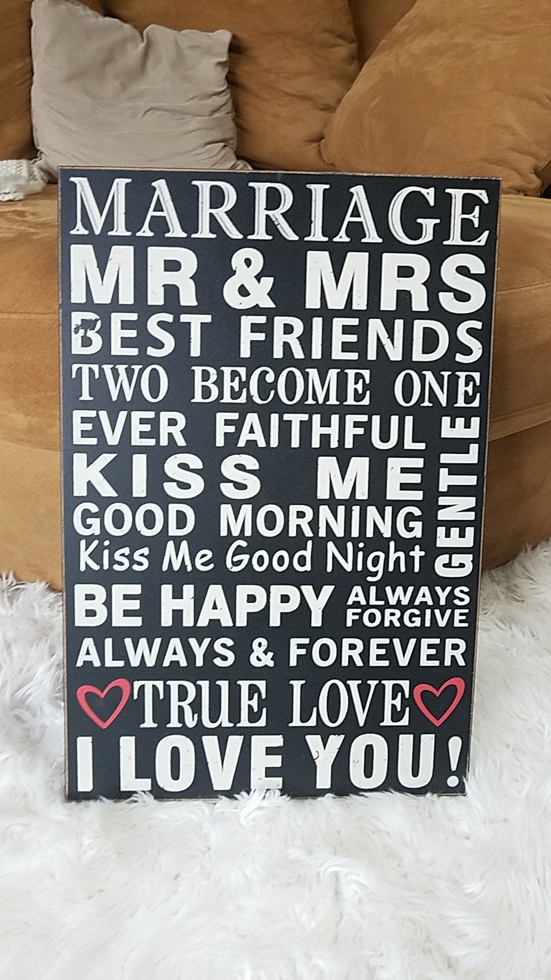 Marriage Home decor