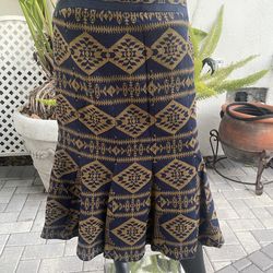 Pendleton Women's Vintage Tartan Plaid Midi Wool Skirt Size 4