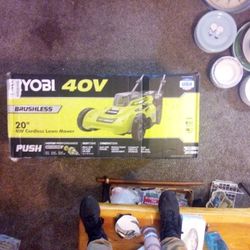 Ryobi 40v Brushless 20" Cordless Lawn Mower