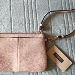 Wilson's Leather Cashwrap Wristlet Pink