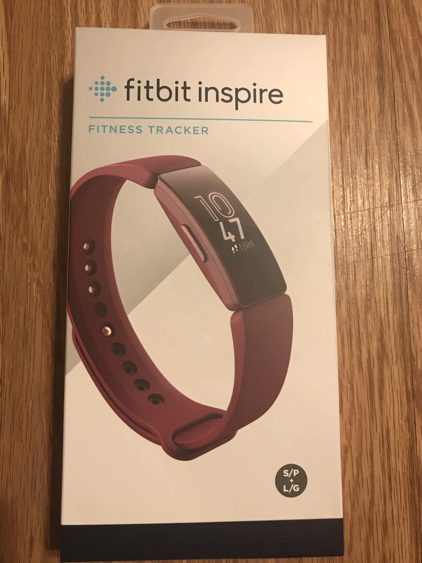 Fitbit Inspire fitness tracker - sangria ( brand new)