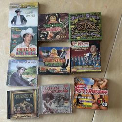 10 NEW Spanish Corridos CDs Chalino Sanchez Los Razos Los Cadetes 