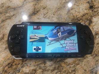 Playstation Psp 3000 Black Mod--ded Video Game Console