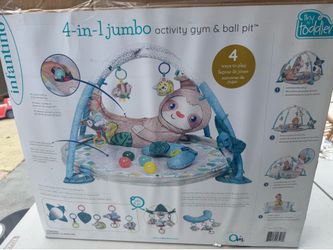 Infantino 4 in one jumbo white and blue
