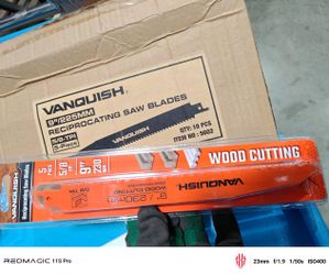 VANQUISH 9" Reciprocating Saw Blades (Brand New)