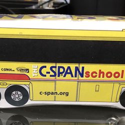 C-SPAN Bus, Compressed T-Shirt in shape of bus, RARE! XL, L, or M