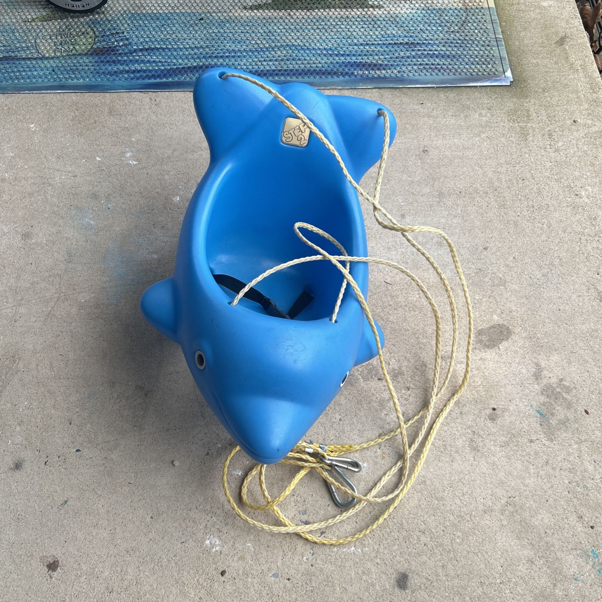 Vintage Step2 dolphin Baby Swing