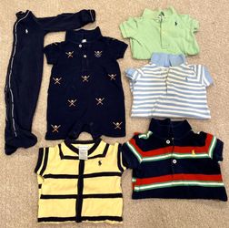 Ralph Lauren Baby Boys Onesies Size 6mos