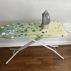 Ironing Table With Iron