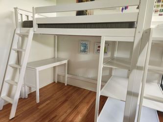 Twin loft bed