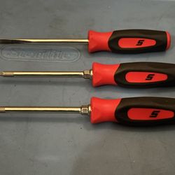 Snap-on Tools 3 Mini-Tip Soft Grip Screwdriver (Red)