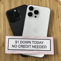Apple Iphone 15 Pro Max -PAYMENTS AVAILABLE-$1 Down Today 