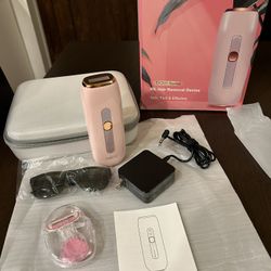  BRAND NEW NEVER USED !!! Painless IPL Hair Removal device with Case, MISECO Permanent Laser Hair Removal Device See Description 