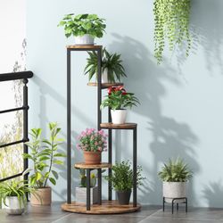 New 4-Tier Tall Indoor Plant Stand, Multi Tier Corner Plant Shelf