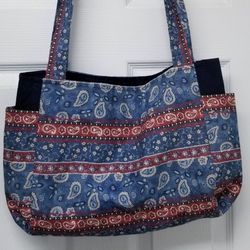 Bandana Print Tote 