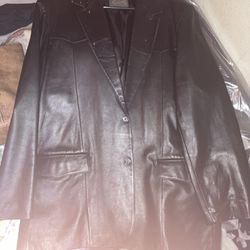 scully leather jacket size 46