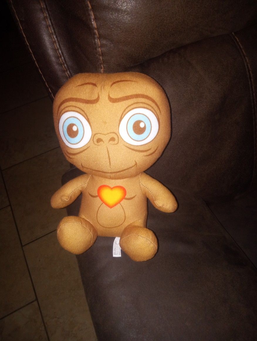 e t Extra Terrestrial Alien Plush Toy 6 Inch Like New 