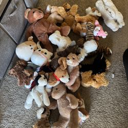 Various Stuffed Animals Plushies 