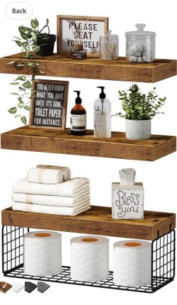 Floating Bathroom Shelves