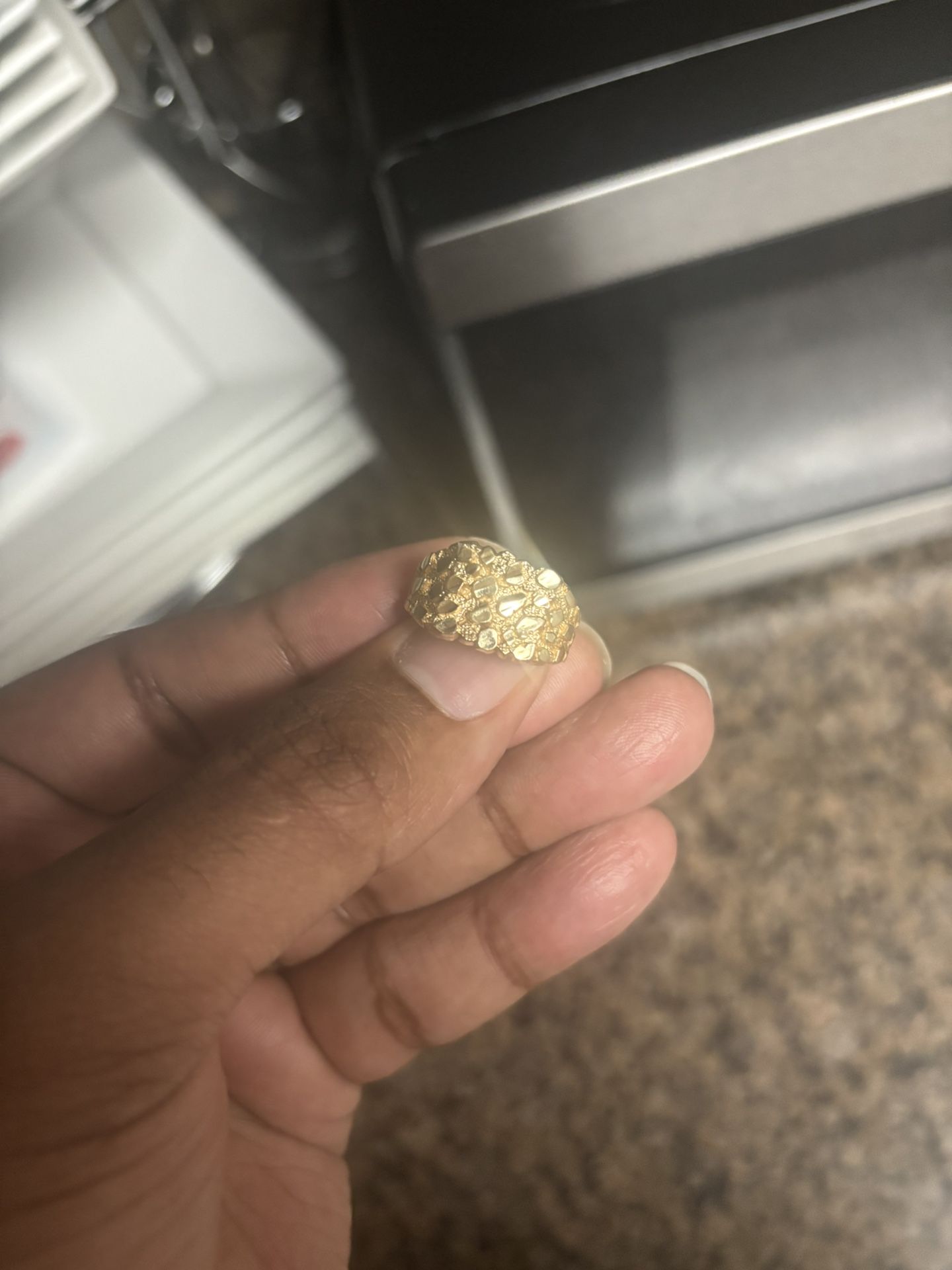 Gold Nugget Ring