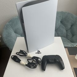 Digital PS5 with Black Controller