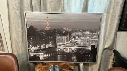Paris Cityscape Framed Wall Art Print